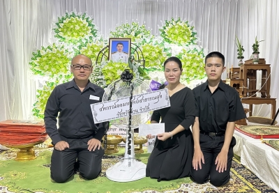26 พฤษภาคม 2567 ผู้แทนสมาชิกสหกรณ์ฯ รพ.นาหมื่น ร่วมวางหรีดเคารพศพสมาชิกสหกรณ์ คุณวรากร ยศหล้า