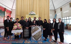 ตัวแทนสหกรณ์ฯ ร่วมพิธีฌาปนกิจศพ คุณพ่อมณี สุดสวาสดิ์ บิดาของคุณลัดดา พรมมีเดช สมาชิกสหกรณ์ฯ ณ จ.พิจิตร