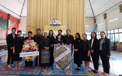 ตัวแทนสหกรณ์ฯ ร่วมพิธีฌาปนกิจศพ คุณพ่อมณี สุดสวาสดิ์ บิดาของคุณลัดดา พรมมีเดช สมาชิกสหกรณ์ฯ ณ จ.พิจิตร