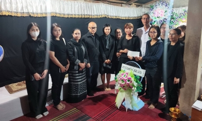 21 มกราคม 2568 ผู้แทนและสมาชิกสหกรณ์ฯ เป็นตัวแทนวางพวงหรีดเคารพศพและเป็นเจ้าภาพสวดอภิธรรม คุณพ่อแก้ว ถาติ๊บ